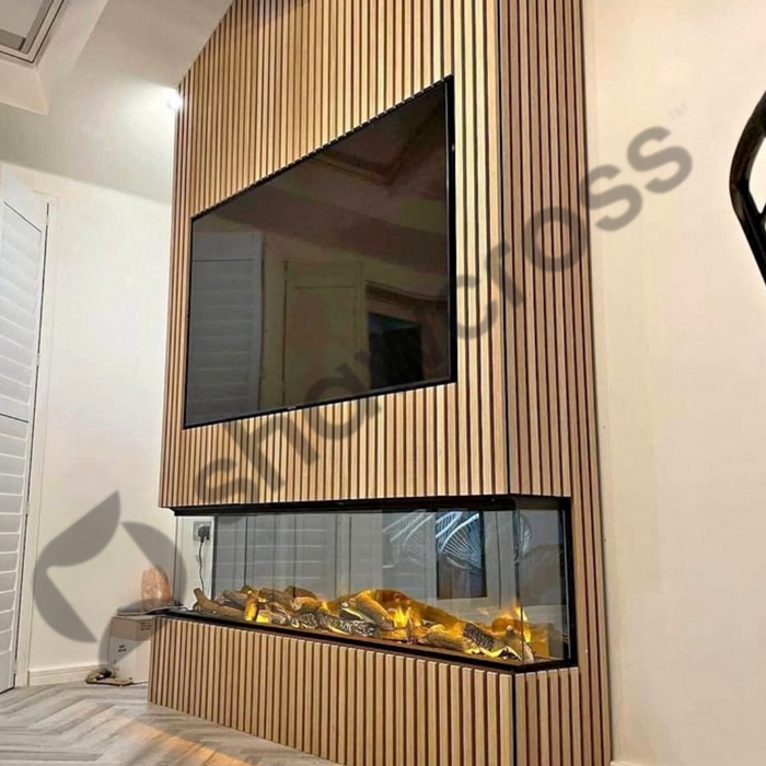 Acoustic Premium Plus wooden wall Panel 2400mm x 600mm 20mm (1.44m²) Per panel - Multiple Colours