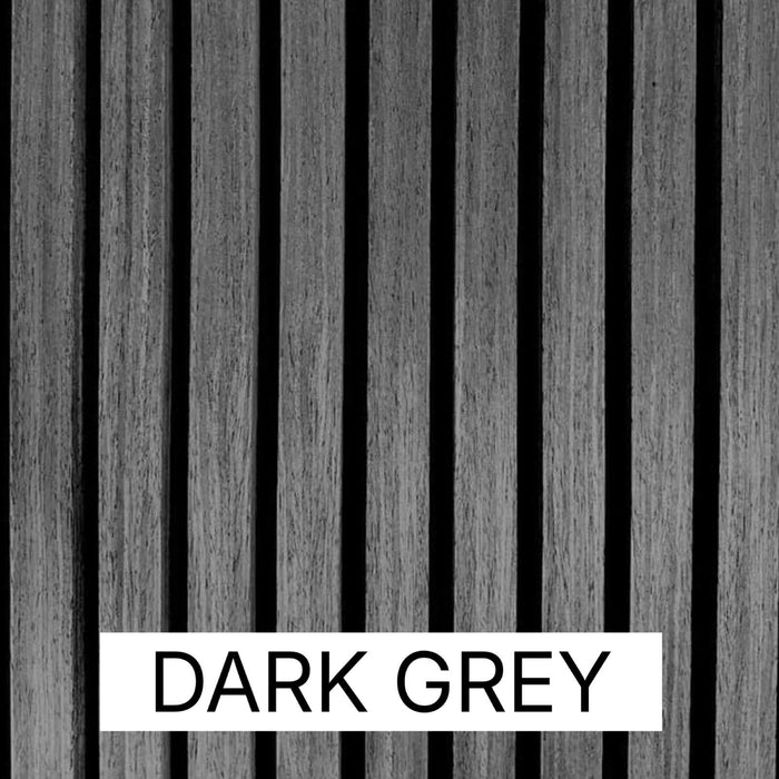 Premium Acoustic Wall Panels – Wooden Slatted Felt Back Panel 2400mm x 600mm x 17mm (1.44m²)