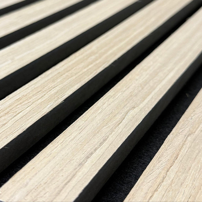 Close-up of wooden slats with a focus on texture and color.