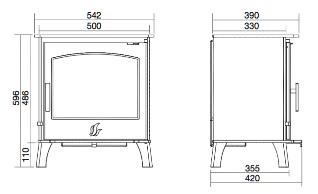ACR Astwood 2 Wood And Multi Fuel Stove