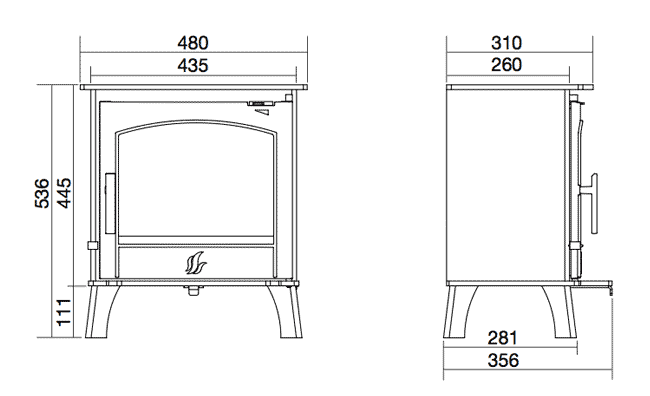 ACR Earlswood 3 Wood Burning And Multi Fuel Stove