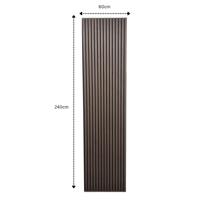 Black & Gold Designer Acoustic Premium wooden wall Panel 2400mm x 600mm x 23mm