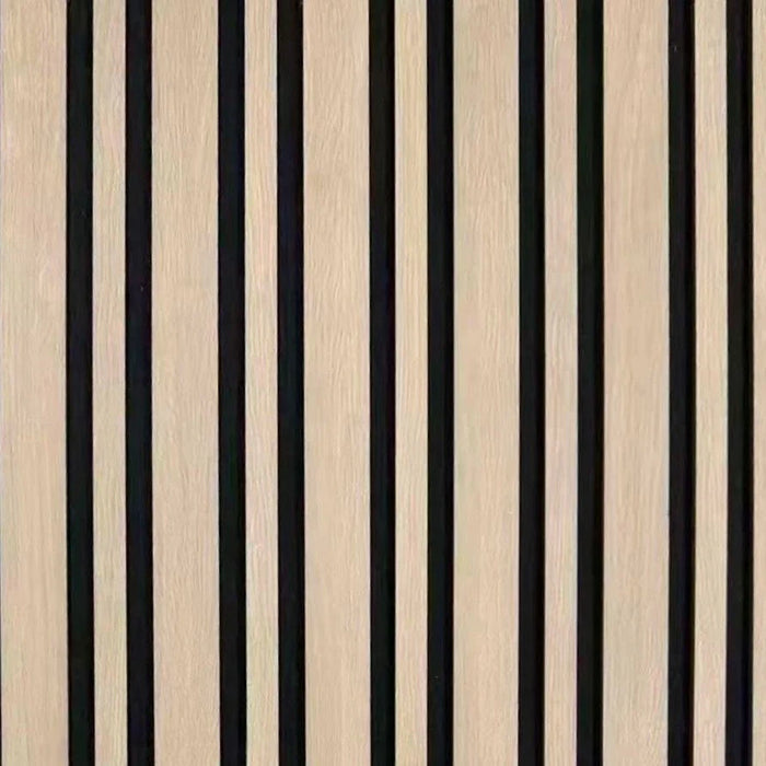 Multi width Natural Oak Acoustic wall panel 2400mm x 600mm
