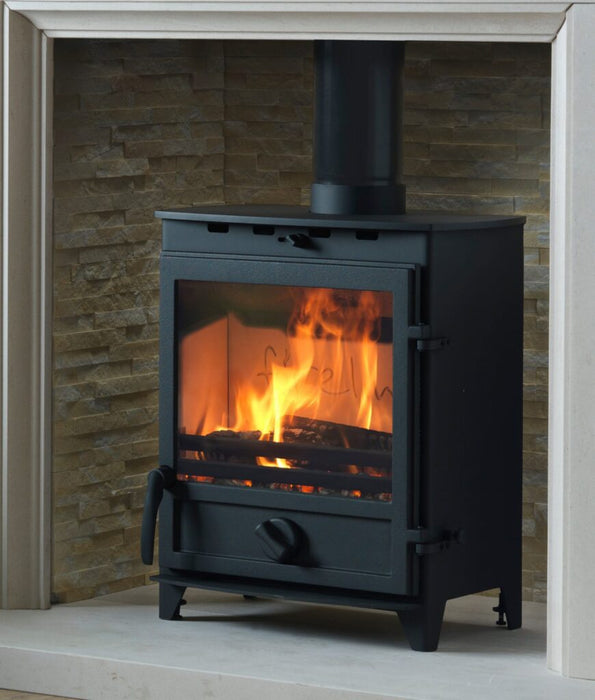 Fireline FP5W 5kW Wide Chunky Square Multi Fuel Stove