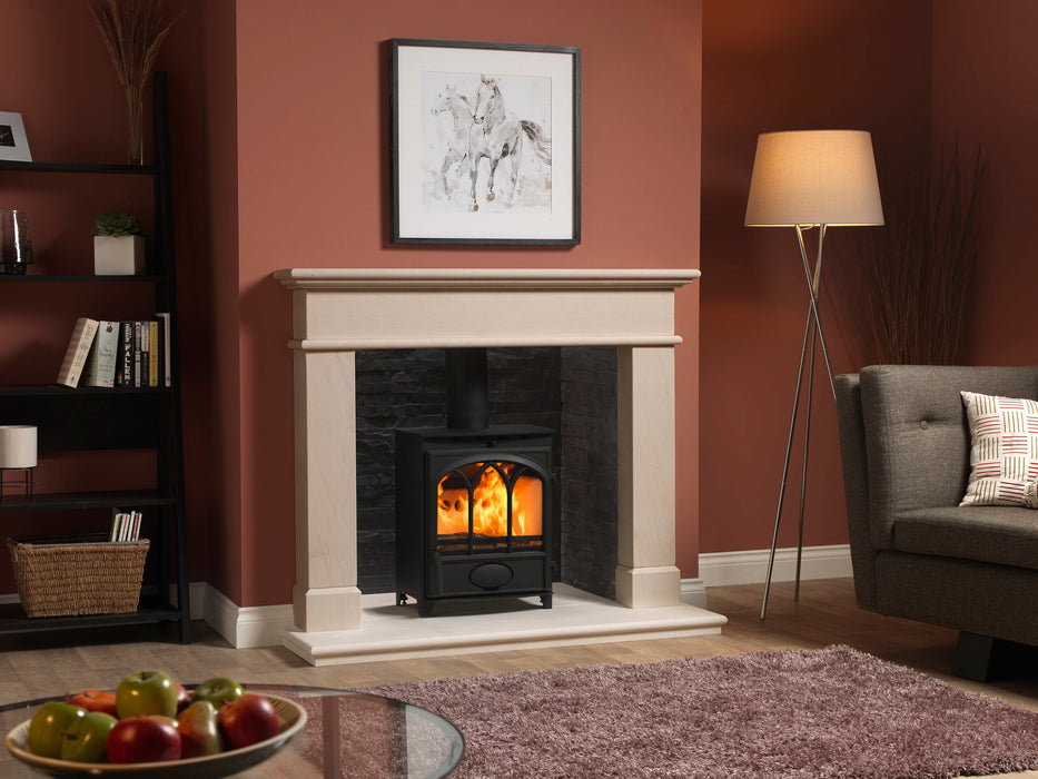 Fireline FT5W 5kW Wide Tracery Door Multi Fuel Stove