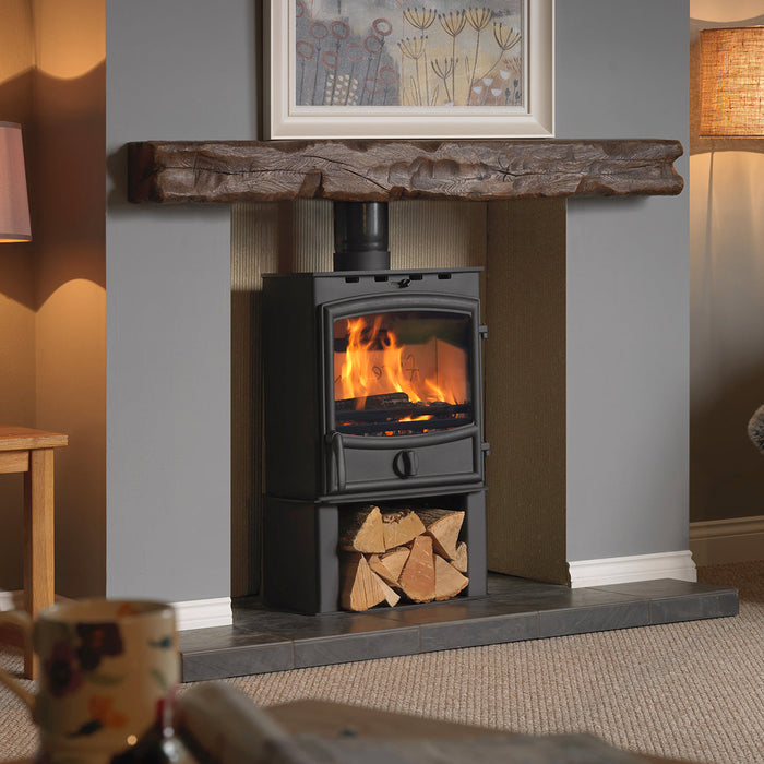 Fireline FX5 5kW Curved And Modern Door Multi Fuel Stove