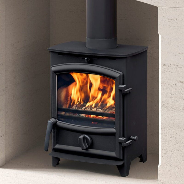 Fireline FX4 4kW Curved Door Multi Fuel Stove