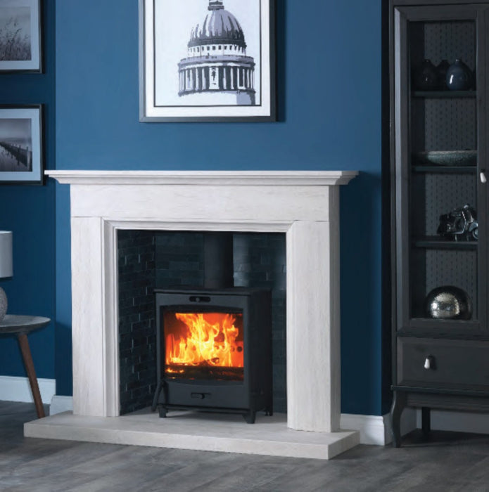 Fireline FQ5W 5kW Wide Modern Door Multi Fuel Stove