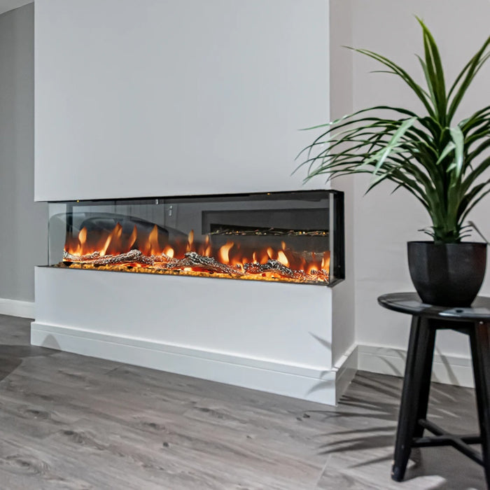 E1500 Icona™ E1500 Panoramic deep High definition Electric Fire 3 Sided 1500mm/59” Wide App & Alexa controlled