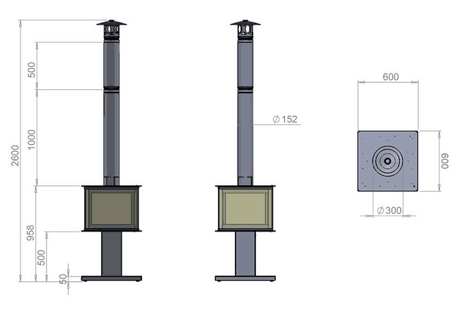 Legend Fires Garden Cube Outdoor Stove