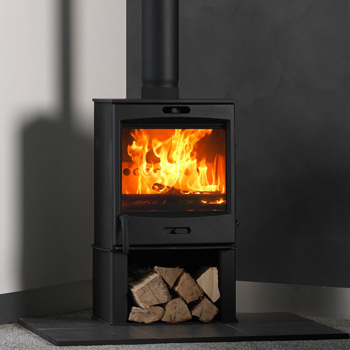 Fireline FQ5 5kW Modern Door Multi Fuel Stove