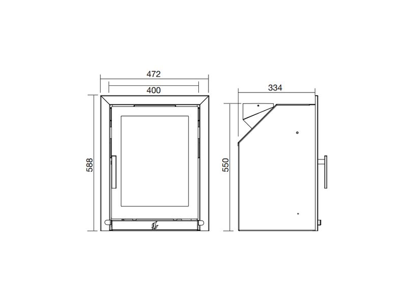ACR Tenbury T400 Eco 5kW Multi Fuel Fire