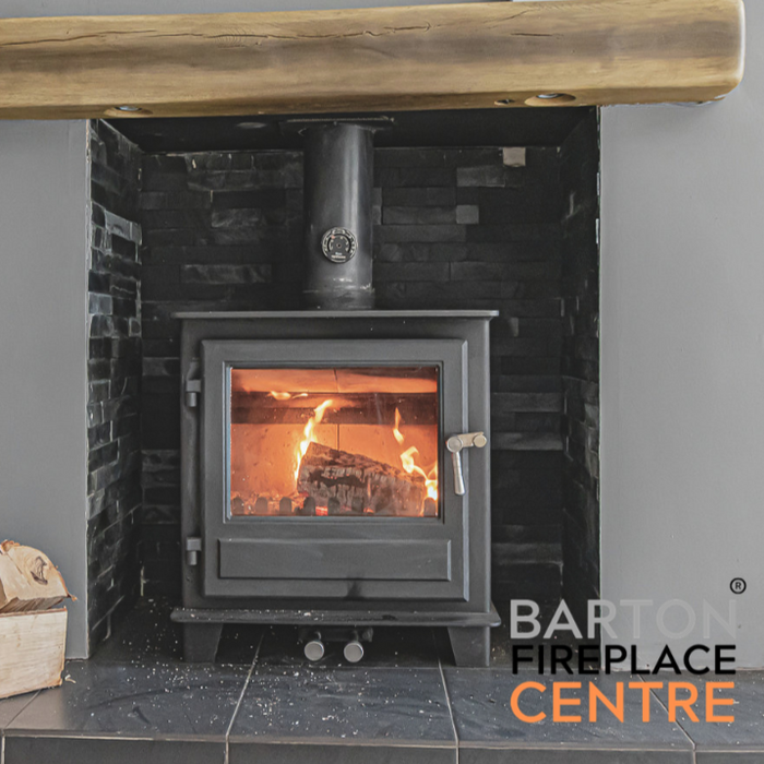 (SHOWROOM ONLY)5kw Blithfield Clock Wood burning Multi-fuel Stove Package