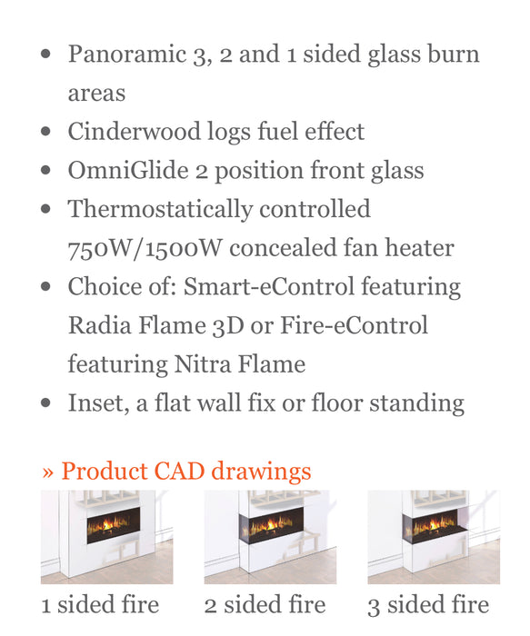 Flamerite glazer 1500 electric fire