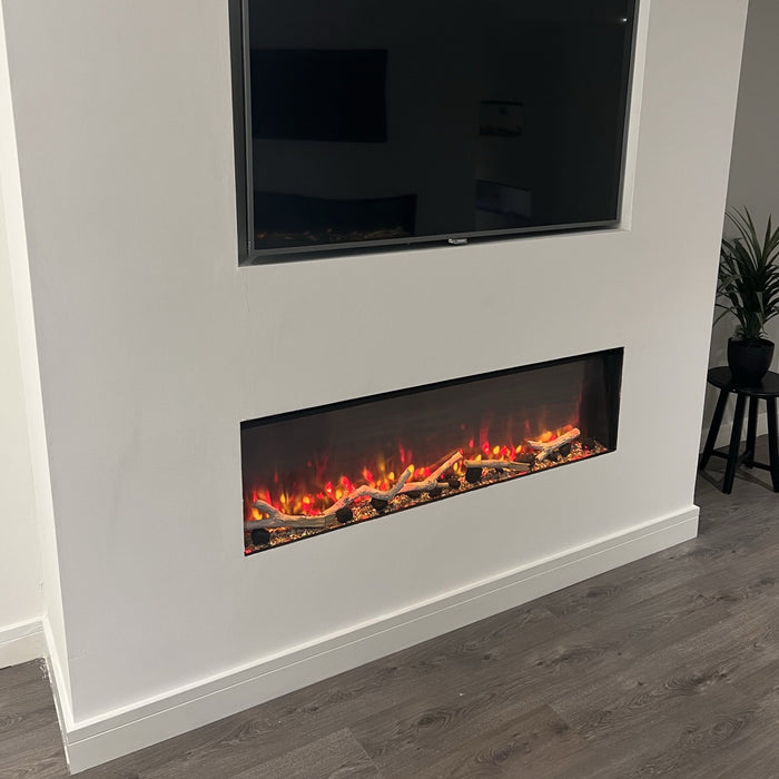 Icona™ 1900R Widescreen High definition Electric Media Wall Fire 1900mm Wide