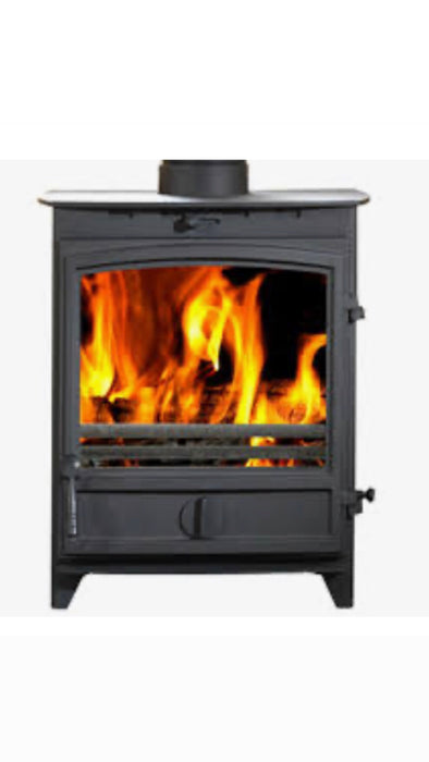 Juno stove package with oak beam